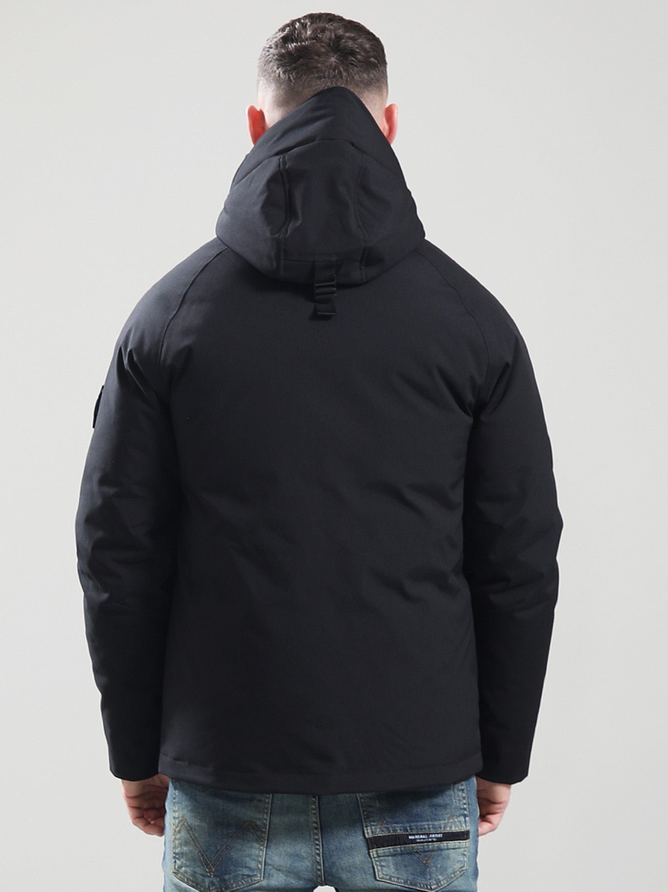 Mens Black Seaforth Parka