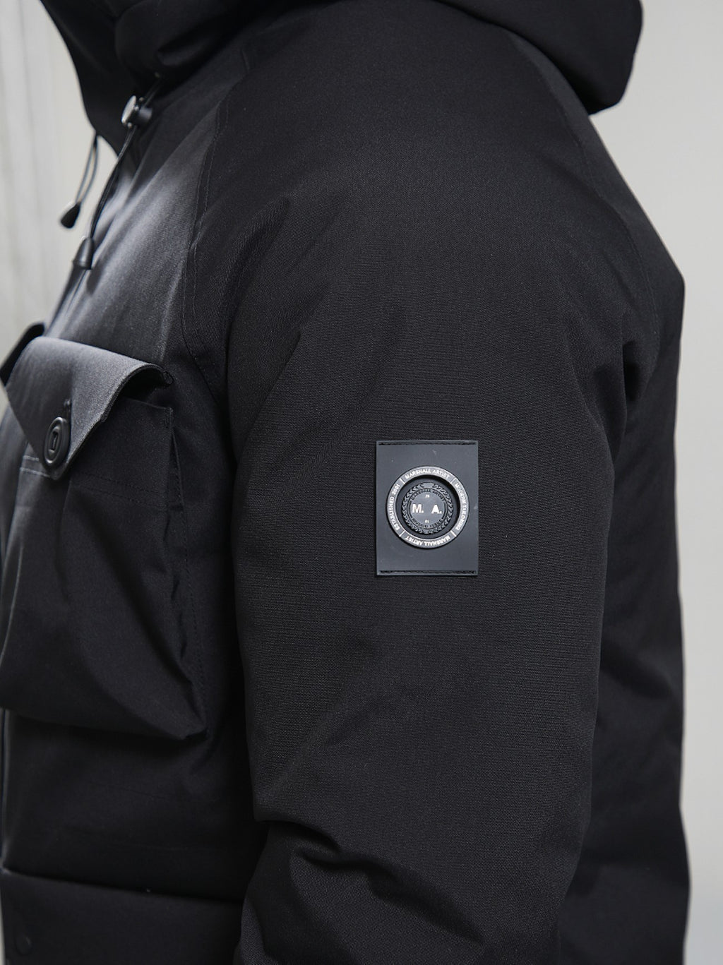 Mens Black Seaforth Parka