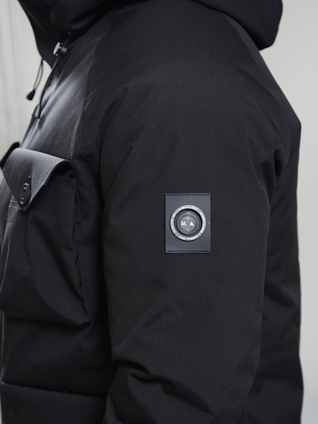 Mens Black Seaforth Parka