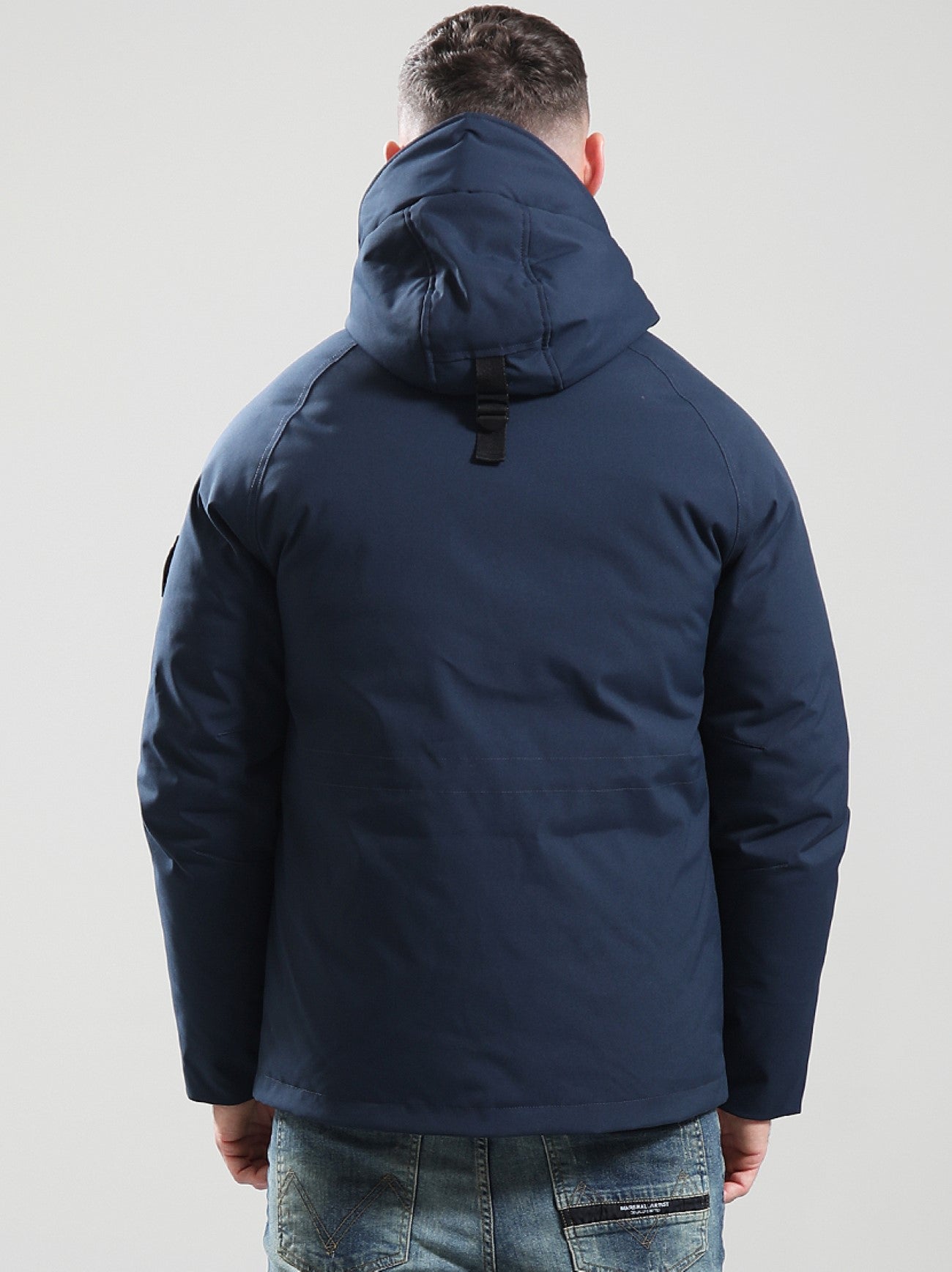 Mens Navy Seaforth Parka