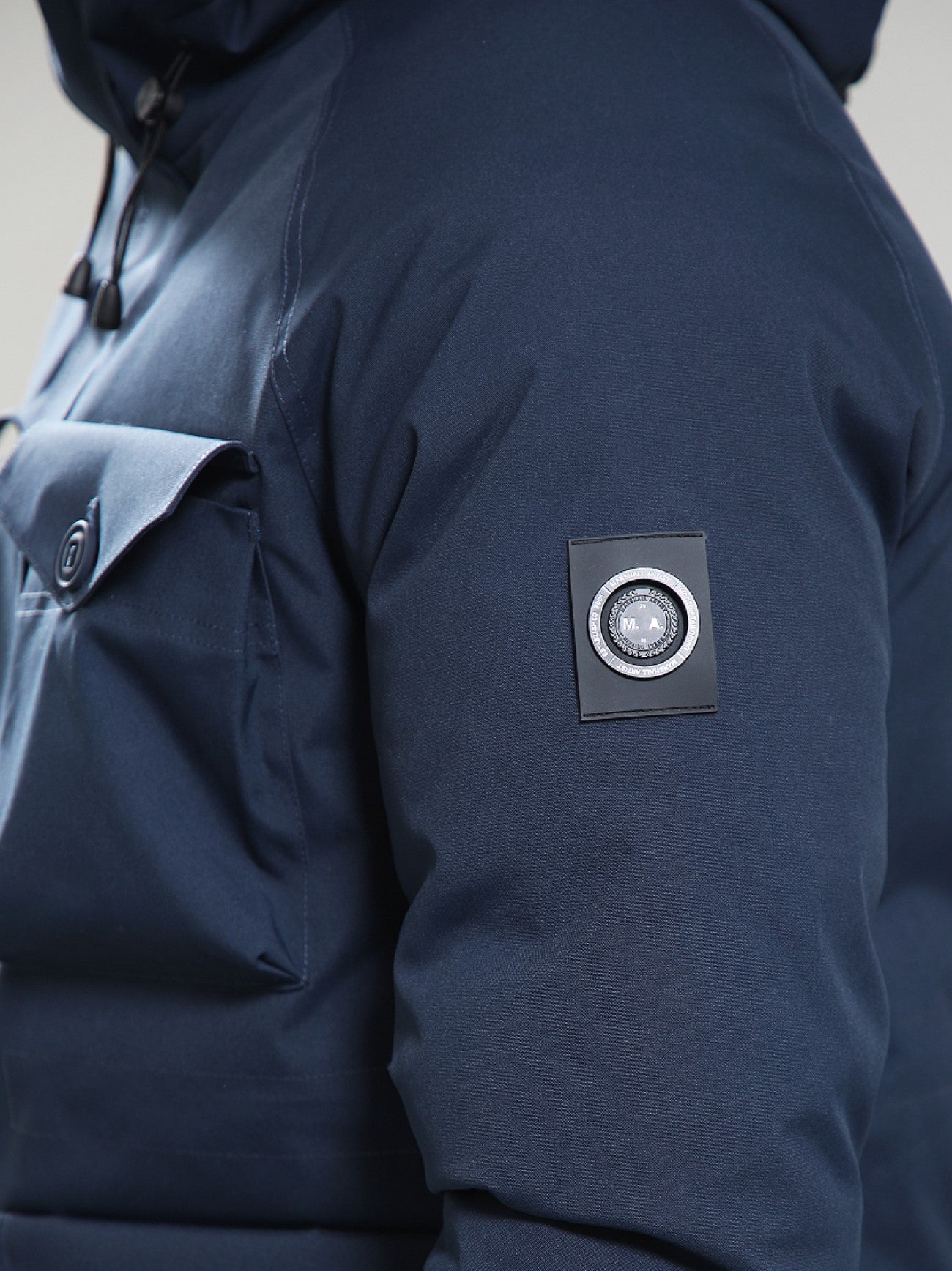 Mens Navy Seaforth Parka