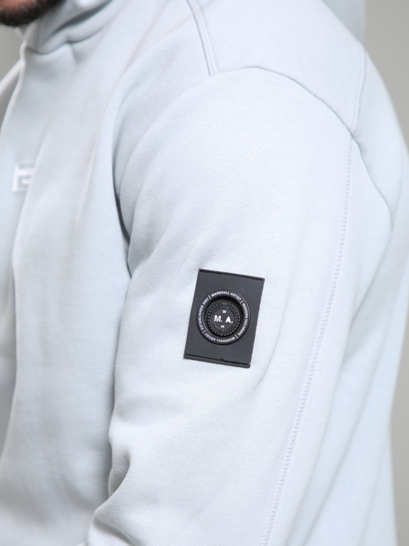 Mens Ghost Grey Siren Oth Hoodie