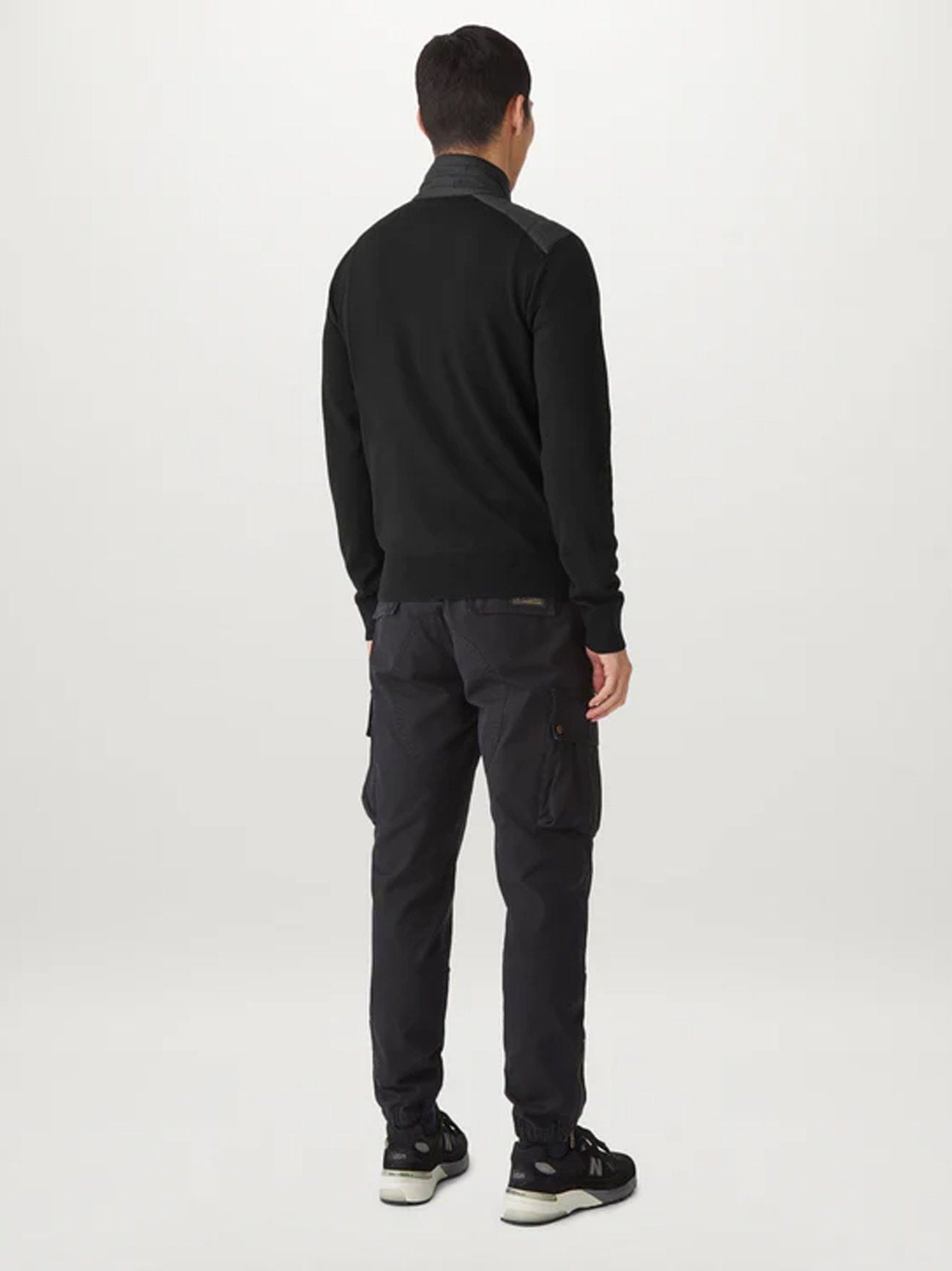 Mens Black Kilmington Quarter Zip Jumper