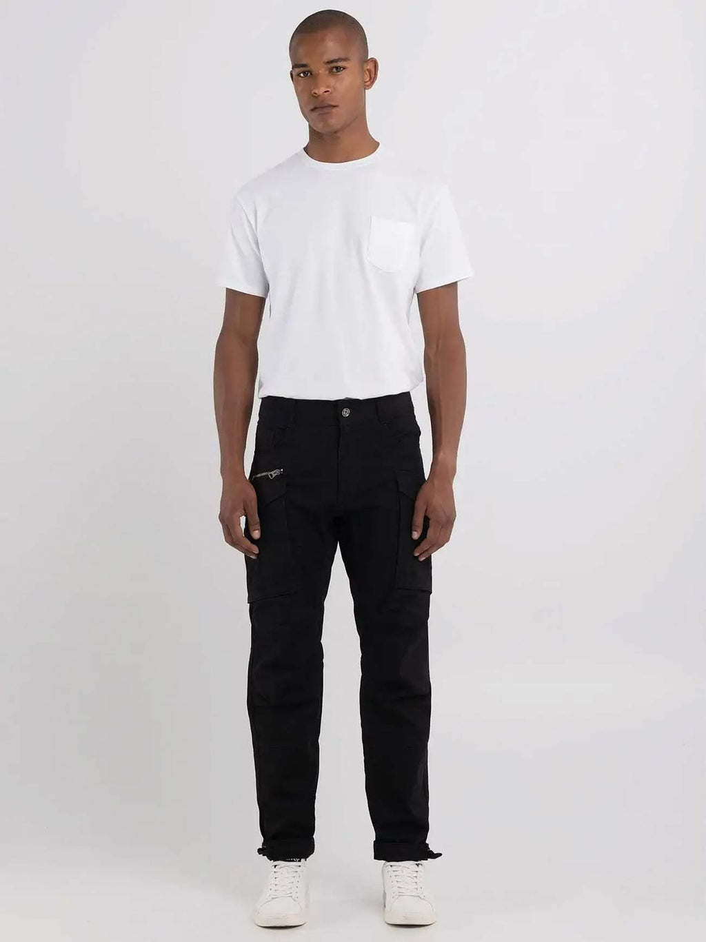 Mens Black Joe Cargo Pant