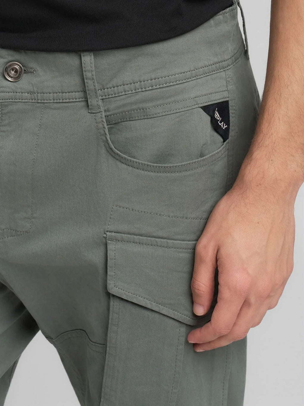 Mens Aviator Green Joe Cargo Pant