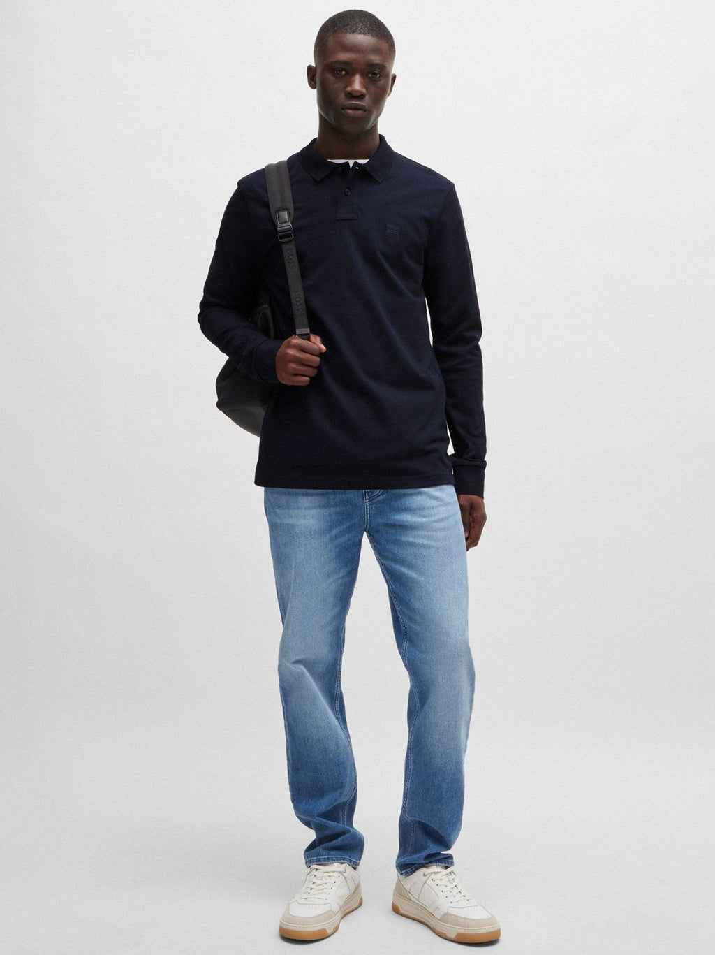 Mens Dark Blue Passerby Polo Shirt
