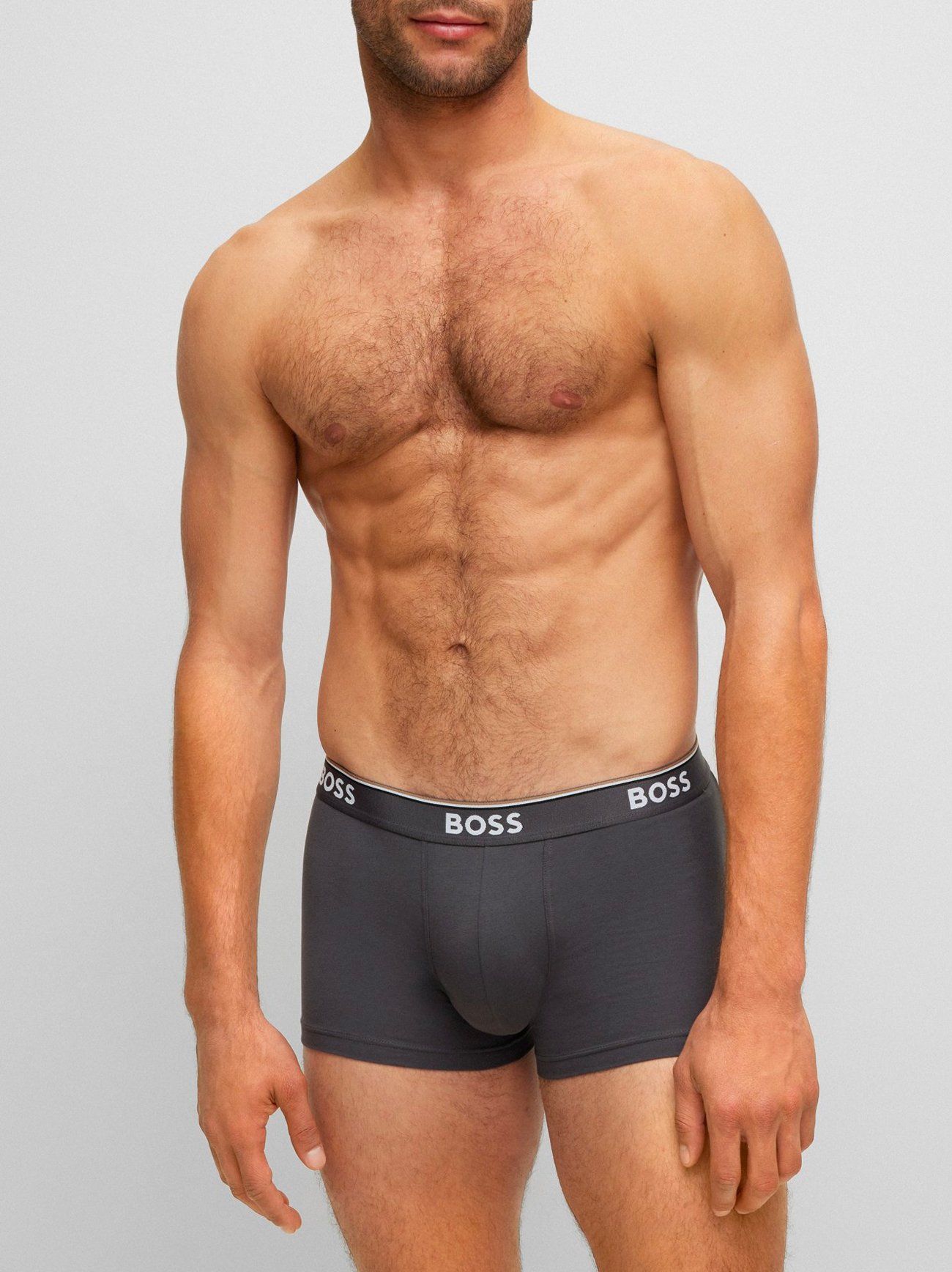 Mens Open Blue 3-Pack Power Trunk