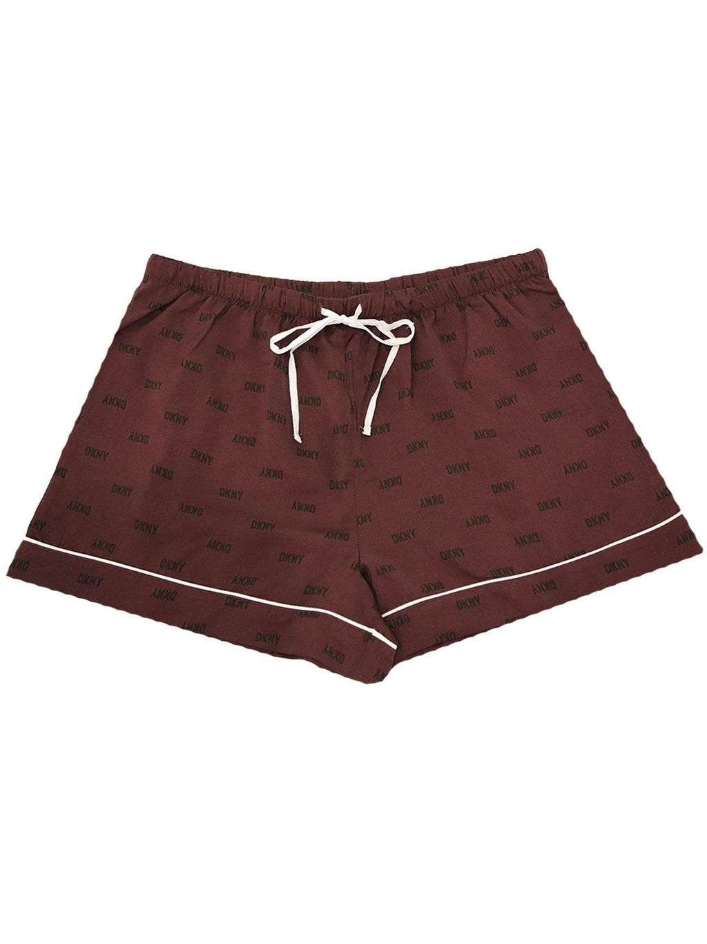 Womens Burgundy Print Short Pyjama Set