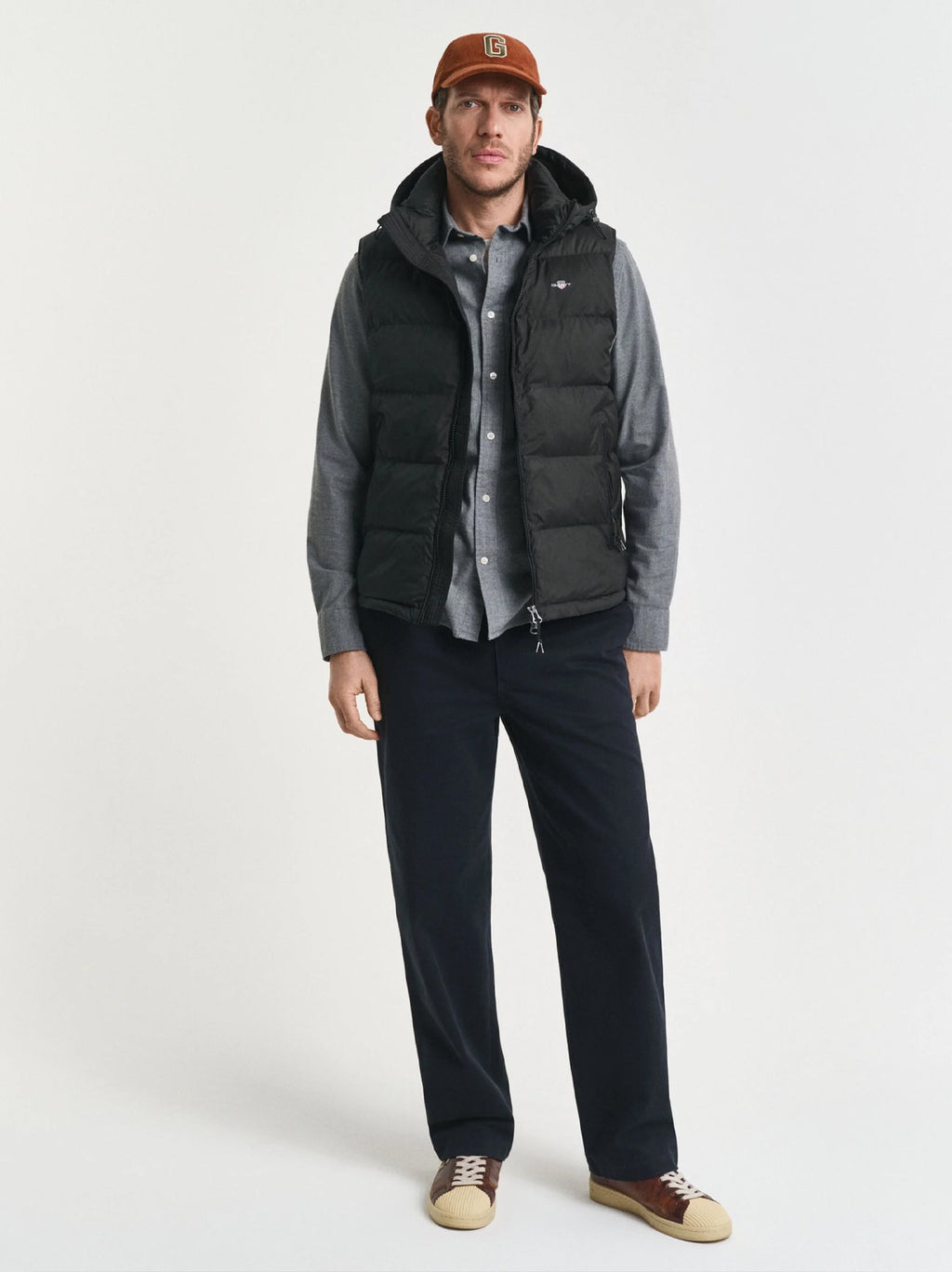 Mens Black Active Cloud Gilet