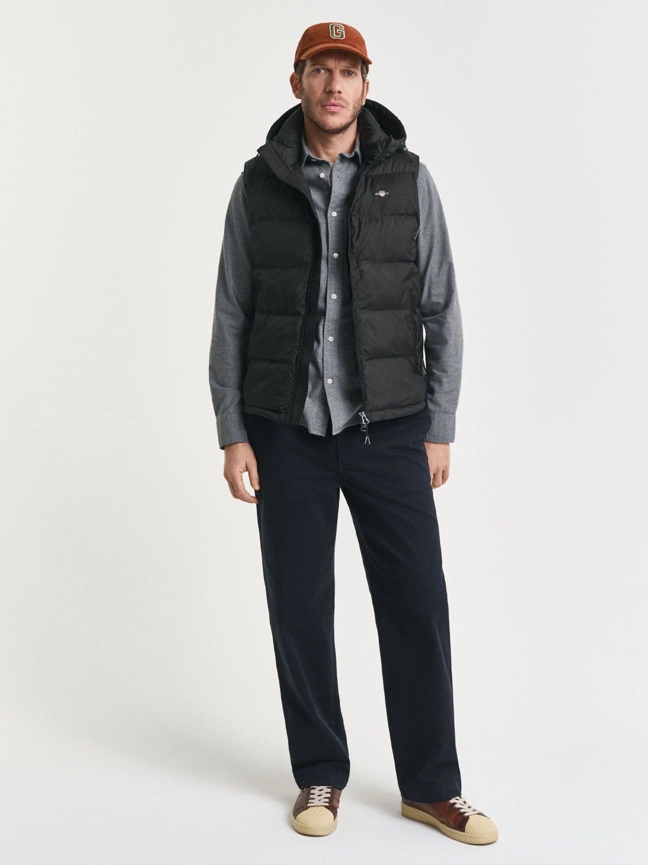 Mens Black Active Cloud Gilet