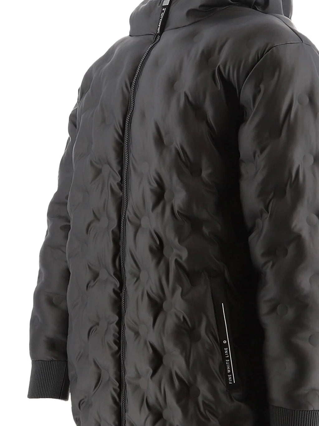 Womens Black Constellation Coat