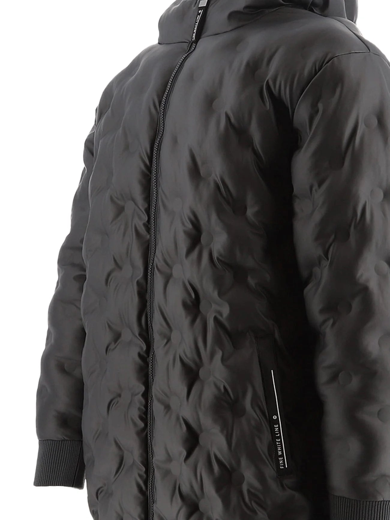 Womens Black Constellation Coat