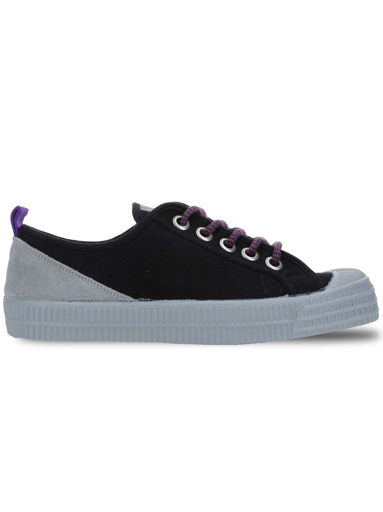 Mens Black Grey Star Master Hiker Trainer