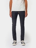 Mens Dark Blue Wash Tight Terry Rinse Twill Jean