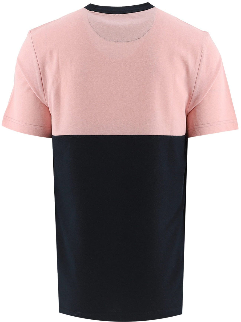 Mid Pink Tony Colour Block T-Shirt